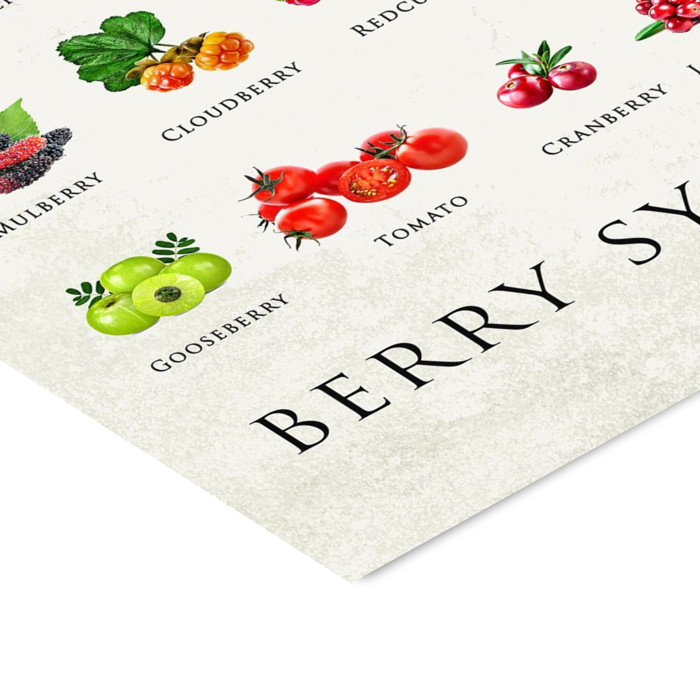 Simon Holst - Berry Symphony  Poster without frame