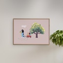 12 x 16 inches Bluey - Big Tree  Poster without frame