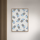 12 x 16 inches Bluey - Bluey Pattern  Poster without frame