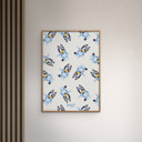 20 x 28 inches Bluey - Bluey Pattern  Poster without frame