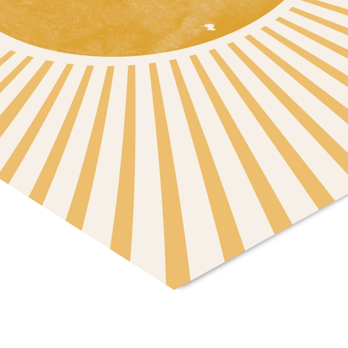 THE MIUUS STUDIO - Boho Sun  Poster without frame