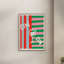 20 x 28 inches Engberg Studio - Cin Cin  Poster without frame
