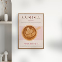 12 x 16 inches Nazma Khokhar - Coffee  Poster without frame
