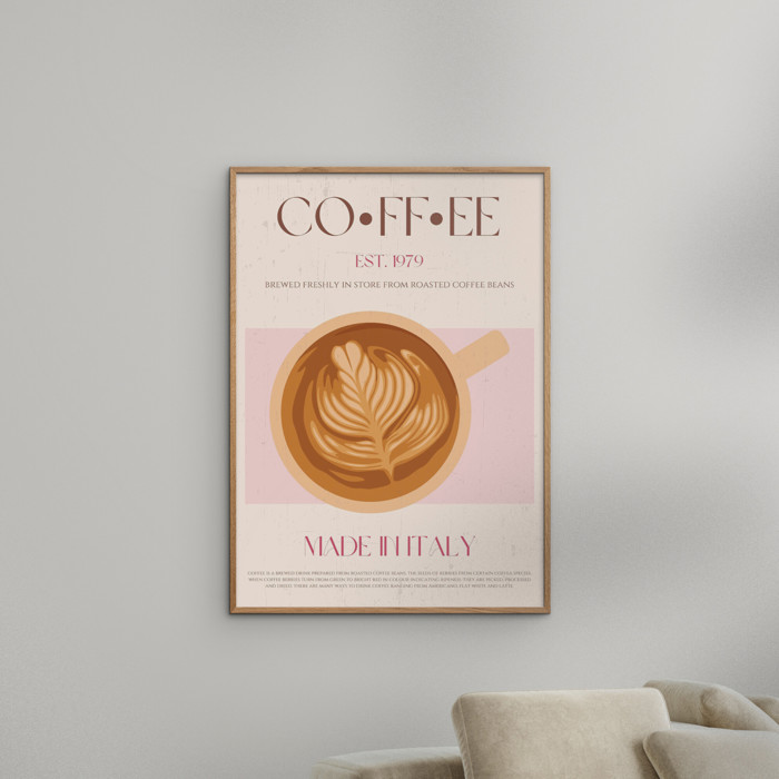 Nazma Khokhar - Coffee  Poster without frame