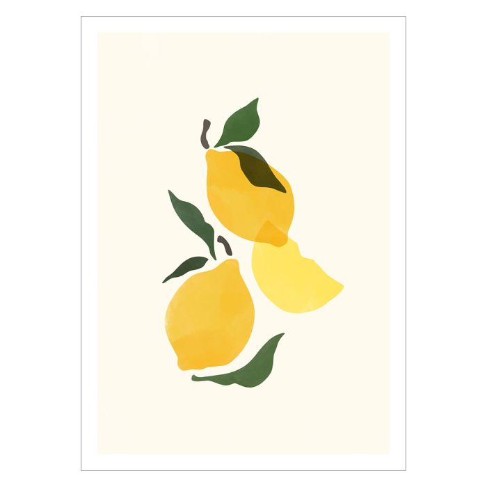 Sacrée Frangine - Composition Citron  Poster  without frame