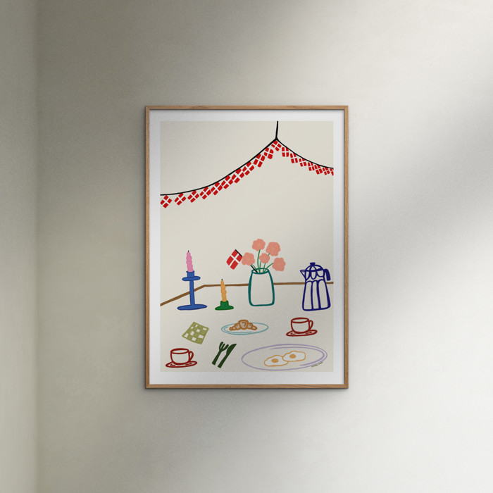 Engberg Studio - Danish Birthdays  Poster  without frame