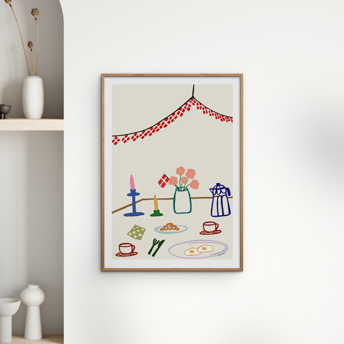 Engberg Studio - Danish Birthdays  Poster  without frame