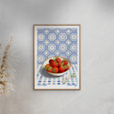 12 x 16 inches Emma Forsberg - Danish Delights Blue  Poster  without frame