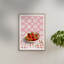 12 x 16 inches Emma Forsberg - Danish Delights Pink  Poster  without frame