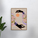 30 x 40 inches Arty Guava - Embrace the Sun  Poster  without frame