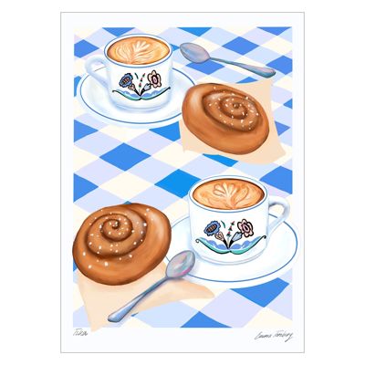 Emma Forsberg - Fika  Poster  without frame