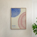 12 x 16 inches VICKI ZOÉ - Flower - The Uniqueness of you - Rose Blue  Poster  without frame