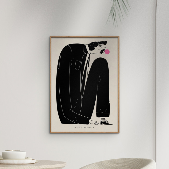 Martin Jørgensen - Gum man  Poster  without frame