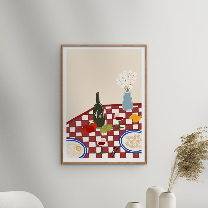 Engberg Studio - Italian Dinner  Poster  without frame