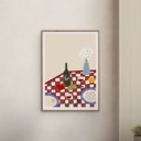 30 x 40 inches Engberg Studio - Italian Dinner  Poster  without frame