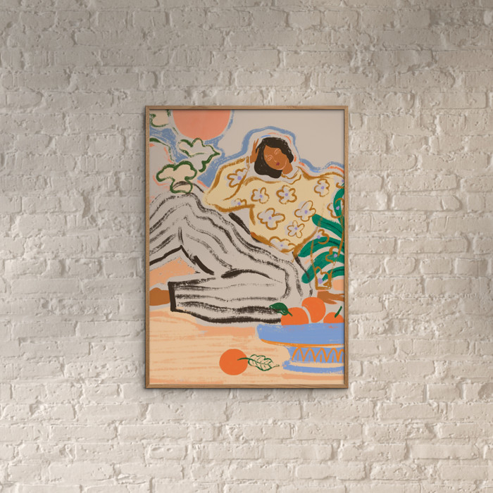 Arty Guava - Lazy Days  Poster  without frame
