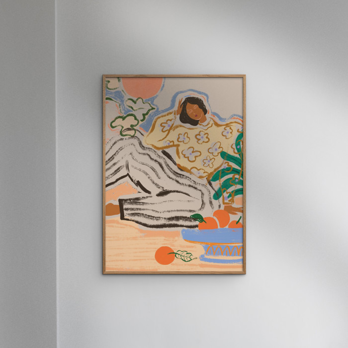 Arty Guava - Lazy Days  Poster  without frame