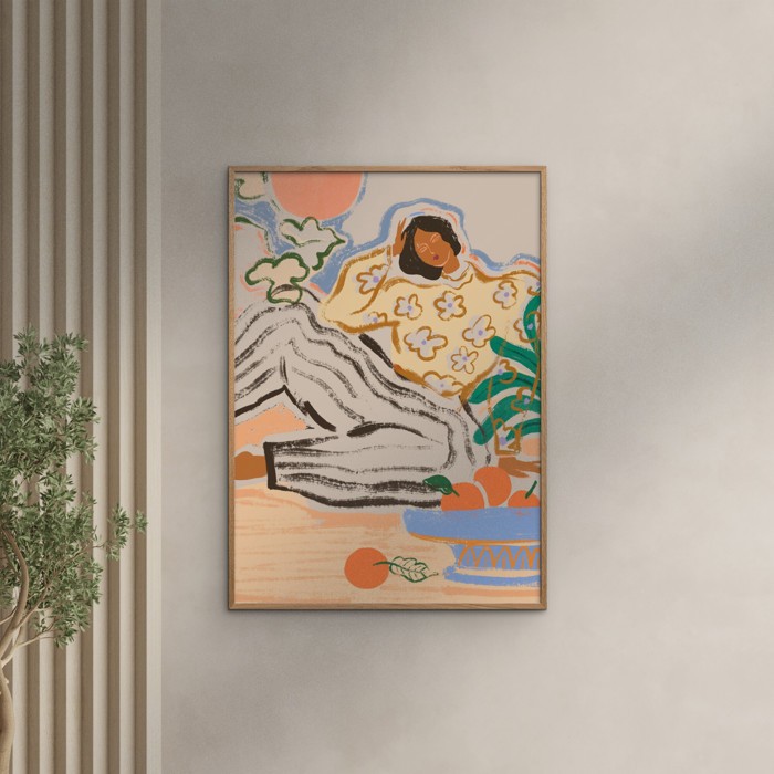 Arty Guava - Lazy Days  Poster  without frame