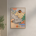 30 x 40 inches Arty Guava - Lazy Days  Poster  without frame