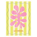 12 x 16 inches Melissa Donne - Le Corail Lemon/Cream  Poster  without frame