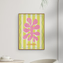 12 x 16 inches Melissa Donne - Le Corail Lemon/Cream  Poster  without frame