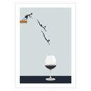 20 x 28 inches PSTR Studio - Maarten Léon - Your best friends forget you get old  Poster  without frame
