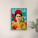 11.7 x 16.5 inches Frida Kahlo - Mexico  Poster  without frame