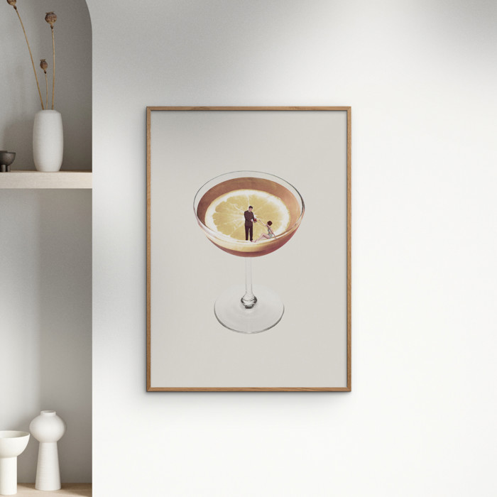 Leon Maarten - My drink needs a drink  Poster  without frame