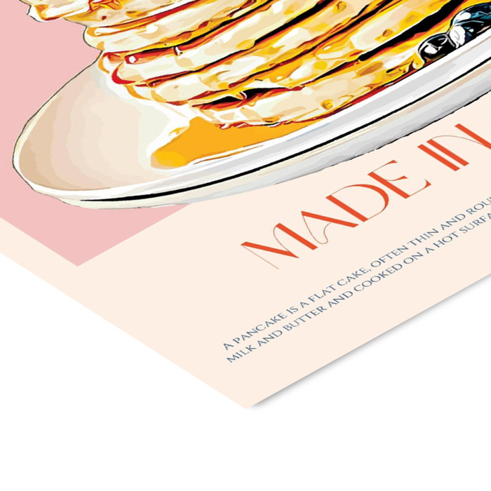 Nazma Khokhar - Pancake  Poster  without frame