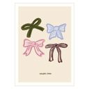 20 x 28 inches Engberg Studio - Pastel Bows  Poster  without frame