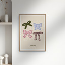 20 x 28 inches Engberg Studio - Pastel Bows  Poster  without frame