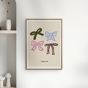 30 x 40 inches Engberg Studio - Pastel Bows  Poster  without frame