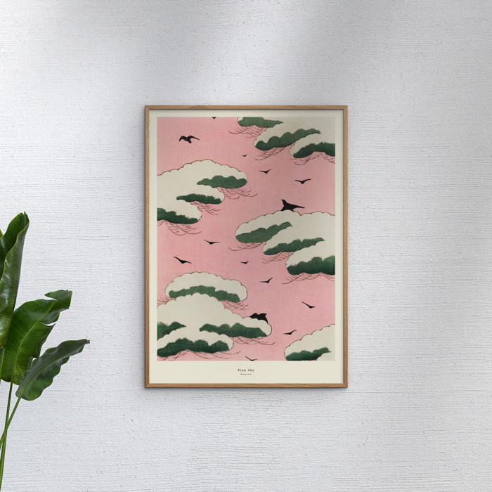 A.P. Atelier - Pink Sky  Poster  without frame
