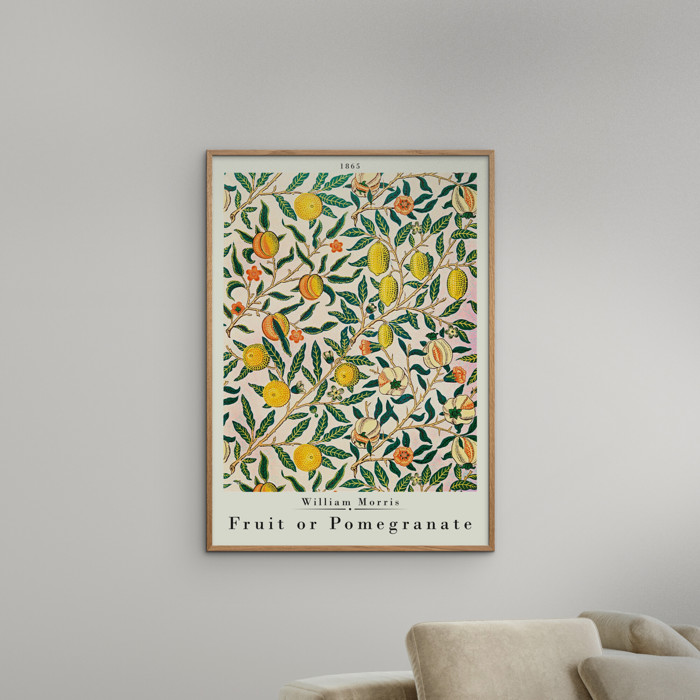 William Morris - Pomegranate  Poster  without frame