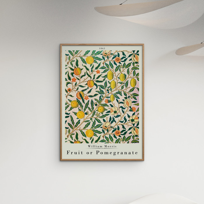 William Morris - Pomegranate  Poster  without frame