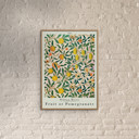 30 x 40 inches William Morris - Pomegranate  Poster  without frame