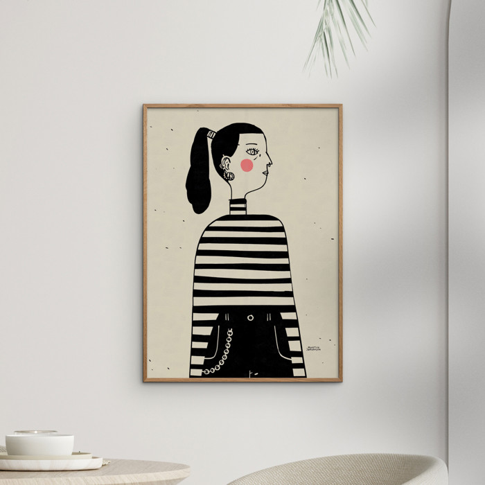 Martin Jørgensen - Rebelgirl  Poster  without frame