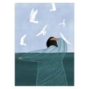 20 x 28 inches Bea Muller - Seaside  Poster  without frame