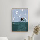 20 x 28 inches Bea Muller - Seaside  Poster  without frame
