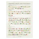  Simon Holst - Seasonal fruits and vegetables  Poster  without frame