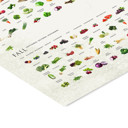 30 x 40 inches Simon Holst - Seasonal fruits and vegetables  Poster  without frame
