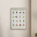 12 x 16 inches Simon Holst - Super foods  Poster  without frame