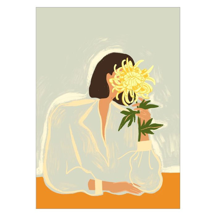 Arty Guava - The Crysanthemum  Poster  without frame
