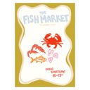 30 x 40 inches Engberg Studio - The Fish Market  Poster  without frame