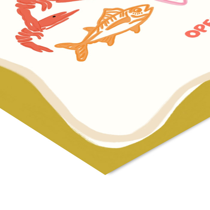 Engberg Studio - The Fish Market  Poster  without frame
