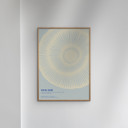 20 x 28 inches VICKI ZOÉ - The Uniqueness of you - Light Blue Cream  Poster  without frame