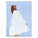  Bea Muller - The Woman with the Blue Stripes  Poster  without frame