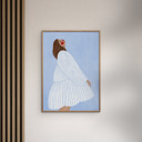 20 x 28 inches Bea Muller - The Woman with the Blue Stripes  Poster  without frame