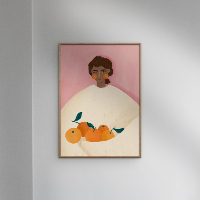 Bea Muller - The Woman With the Oranges  Poster  without frame
