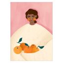 12 x 16 inches Bea Muller - The Woman With the Oranges  Poster  without frame
